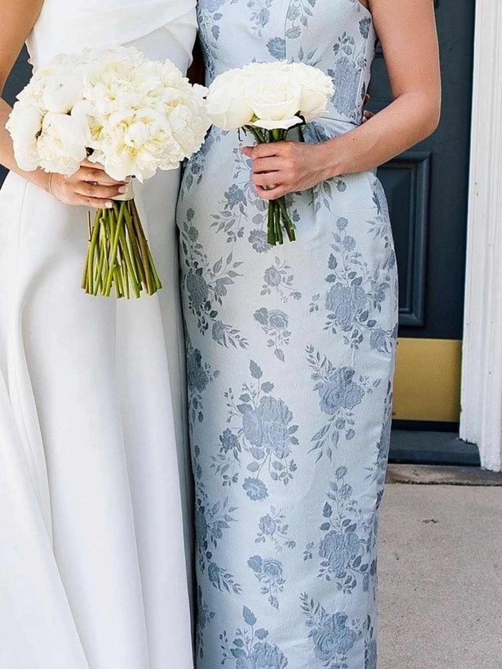 Revelry Luxe Bridesmaid Strapless Dress in Blue Like New, Worn Once